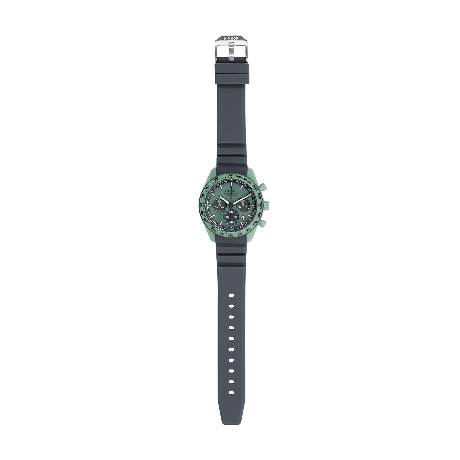 Orologio Hip Hop XT10 HWU1346 cronografo uomo 42 mm verde salvia-2b Gioielli