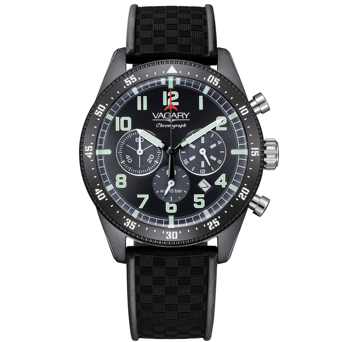 Orologio Vagary by Citizen FlyBoy Crono IV2-141-50 uomo 40 mm-2b Gioielli