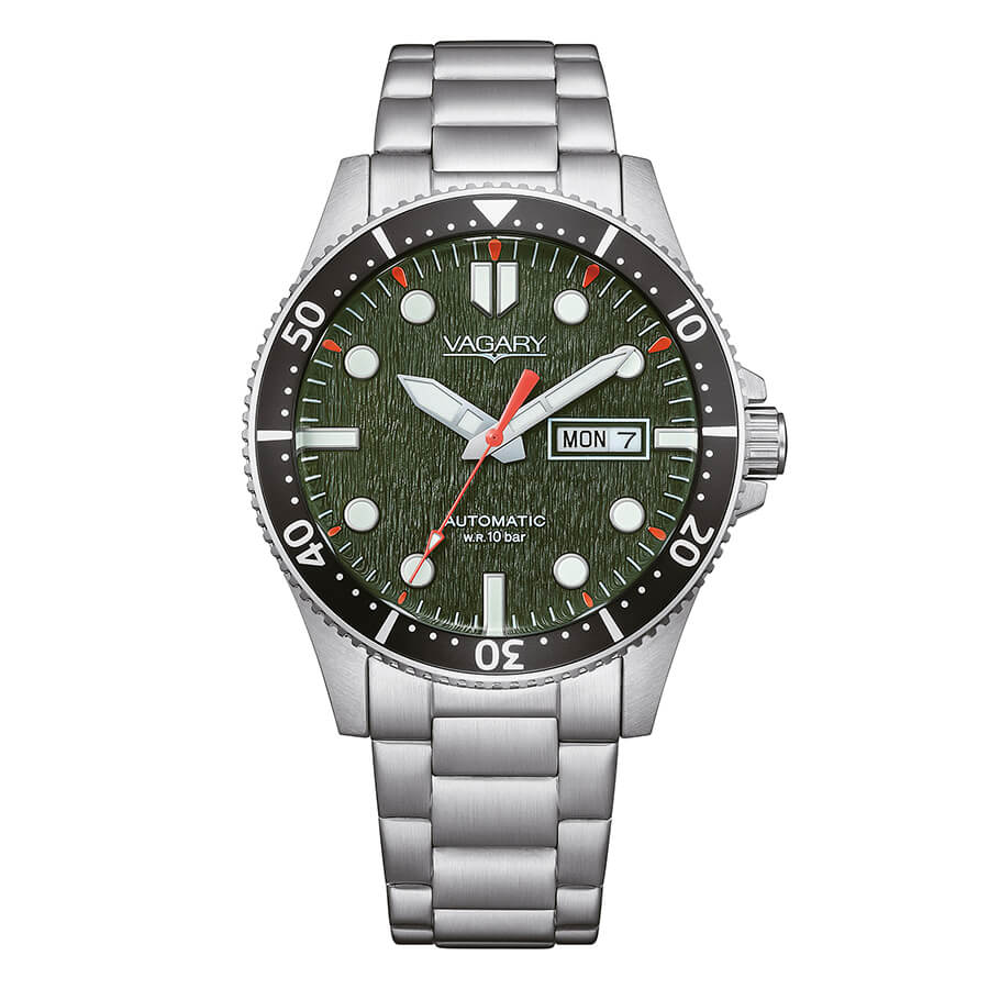 Orologio Vagary by Citizen Gear Matic IX3-319-43 automatico uomo 40 mm-2b Gioielli