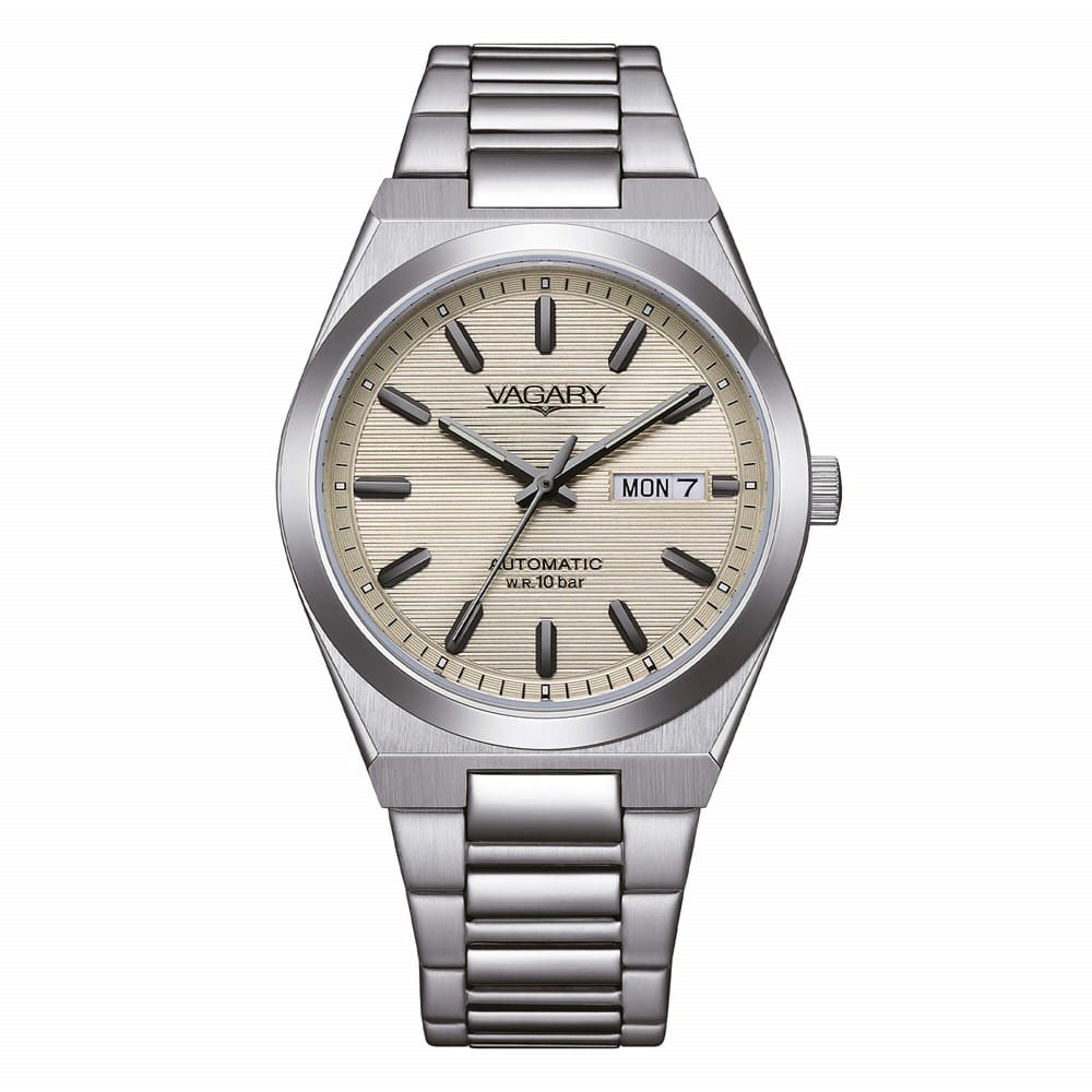 Orologio Vagary by Citizen Gear Matic IX3-611-11 automatico uomo 38 mm-2b Gioielli