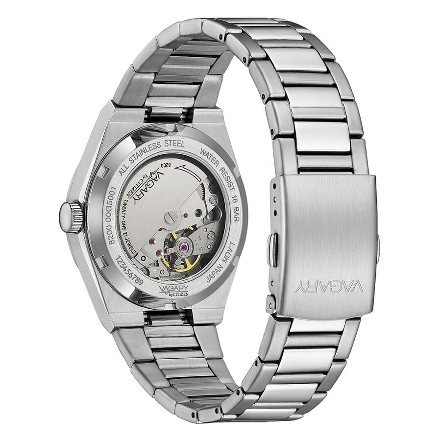 Orologio Vagary by Citizen Gear Matic IX3-611-51 automatico uomo 38 mm-2b Gioielli