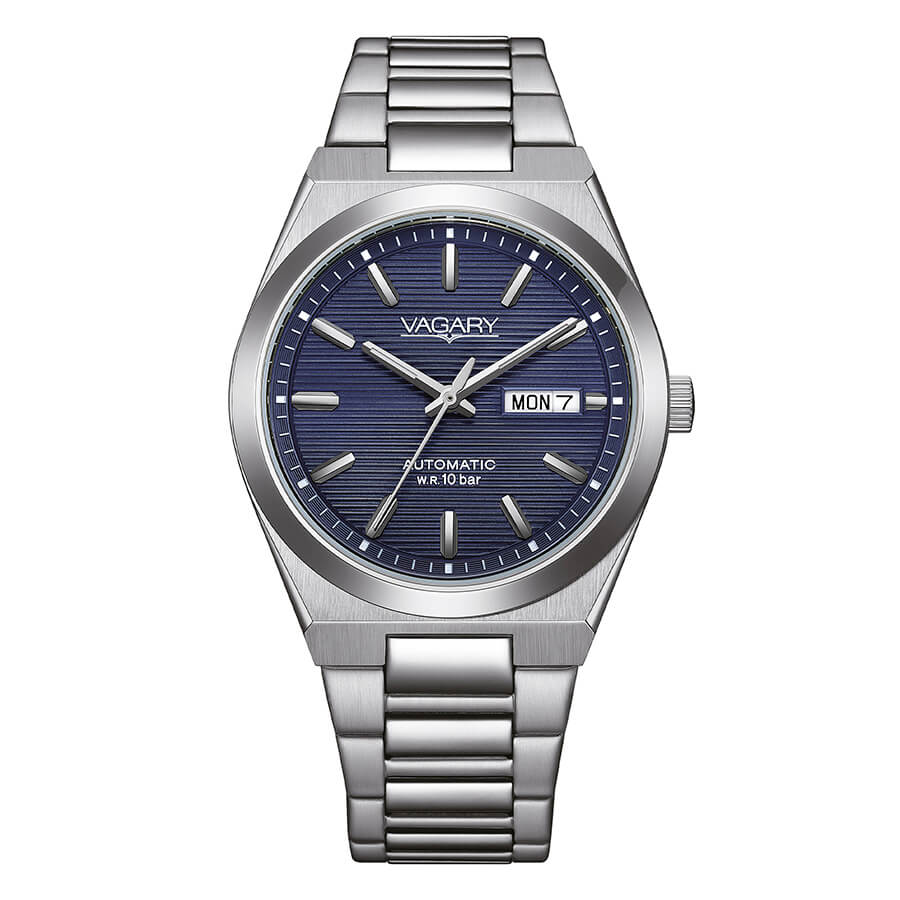 Orologio Vagary by Citizen Gear Matic IX3-611-71 automatico uomo 38 mm-2b Gioielli