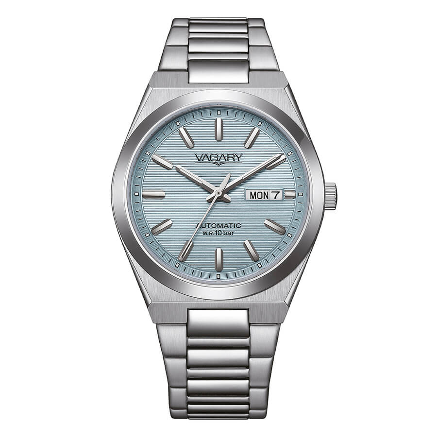 Orologio Vagary by Citizen Gear Matic IX3-611-73 automatico uomo 38 mm-2b Gioielli
