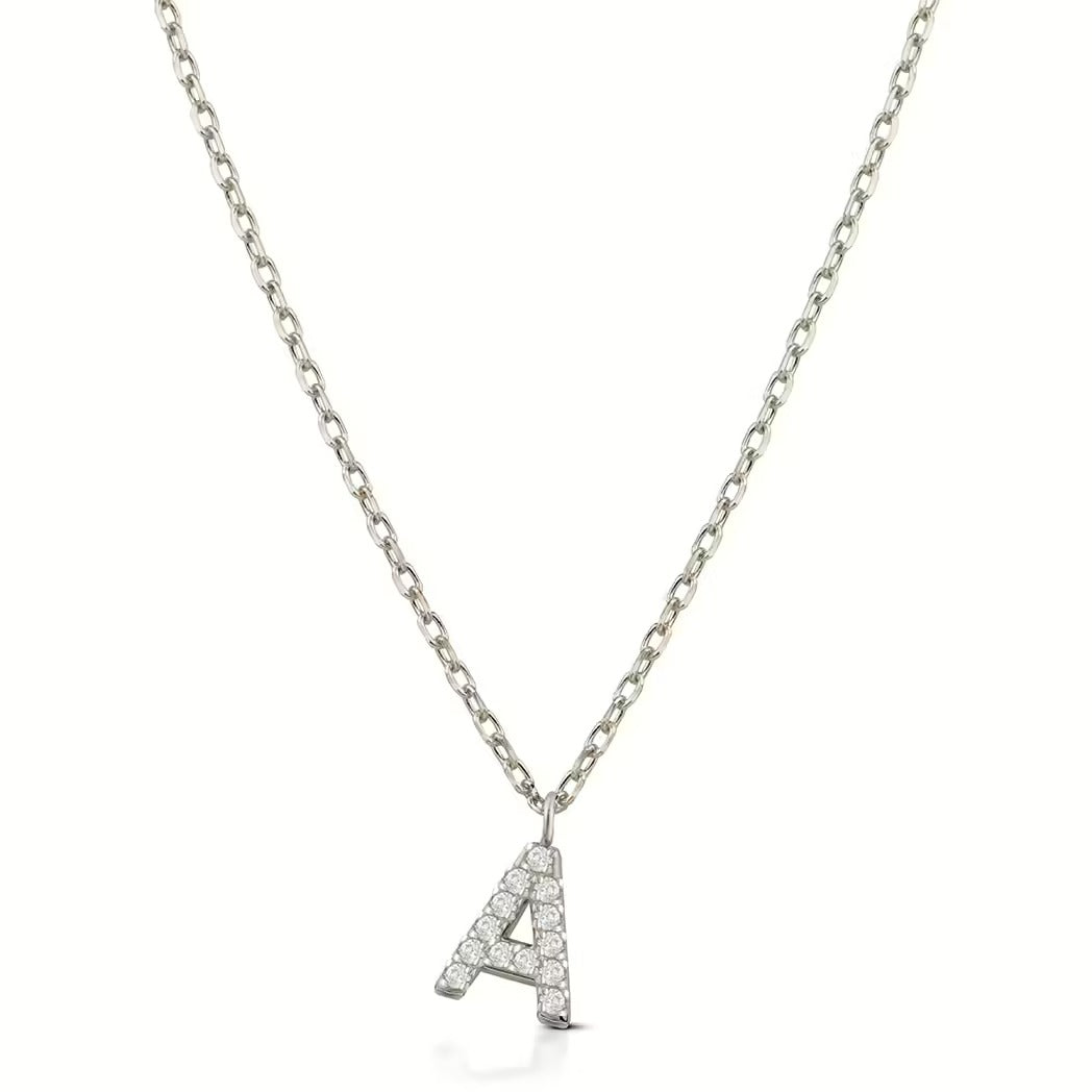 Collana Kulto925 K925-201 Lettera A argento donna-2b Gioielli