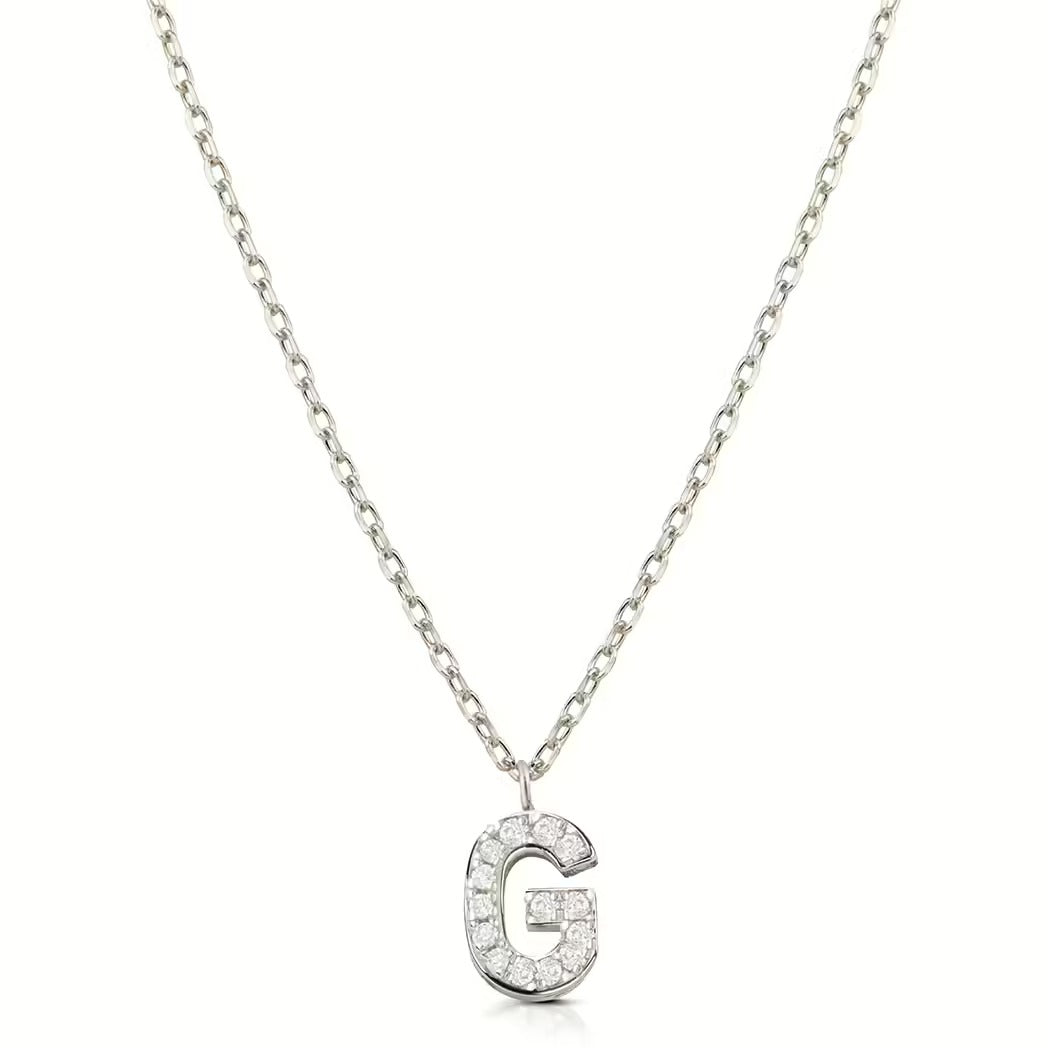 Collana Kulto925 K925-207 Lettera G argento donna-2b Gioielli
