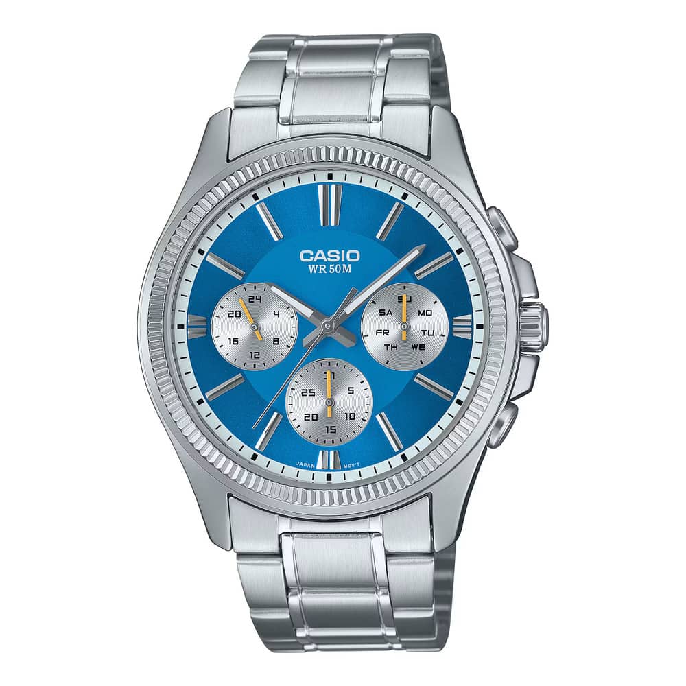 Orologio Casio Collection MTP-1375PD-2A2VEF multifunzione uomo 44 mm-2b Gioielli