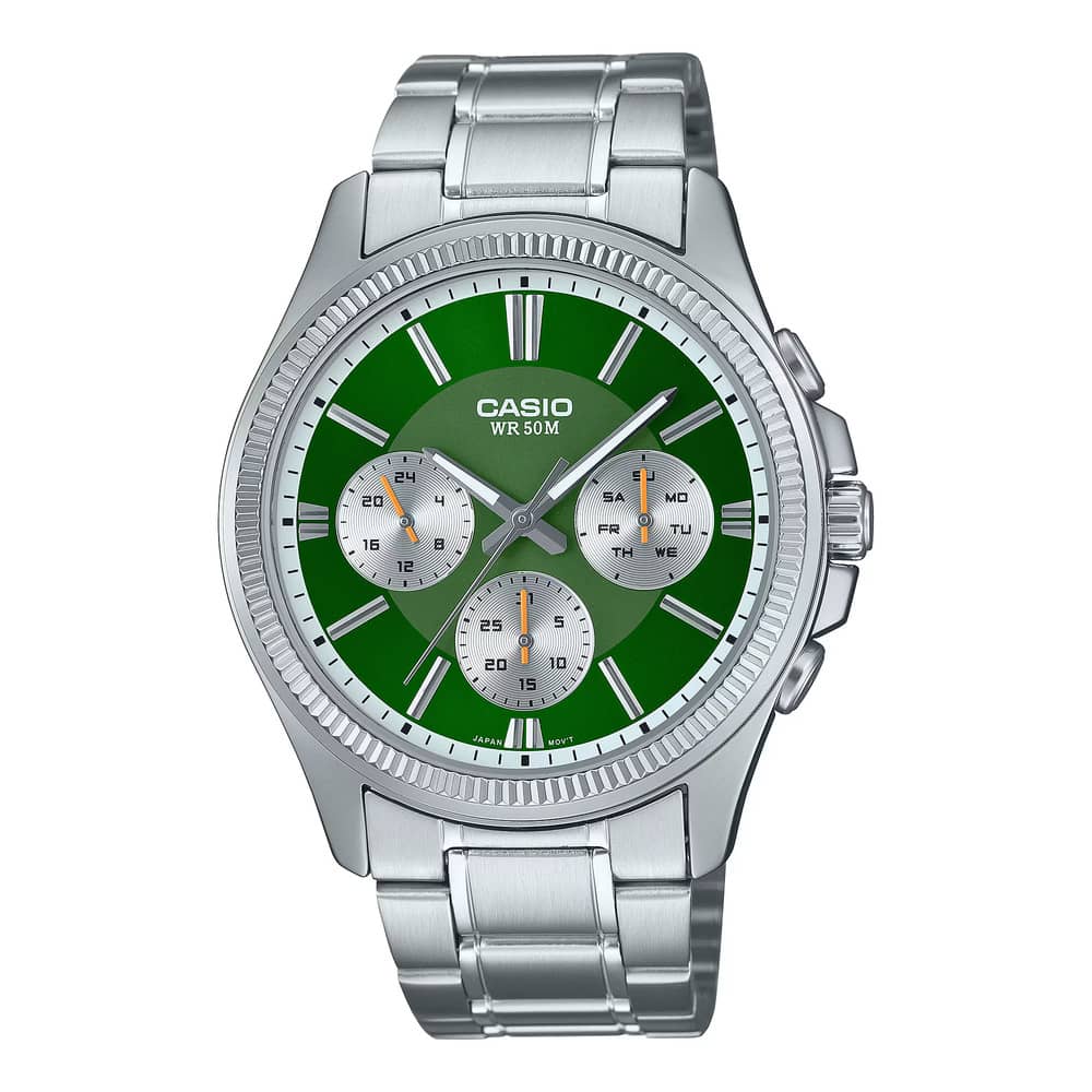 Orologio Casio Collection MTP-1375PD-3AVEF multifunzione uomo 44 mm-2b Gioielli