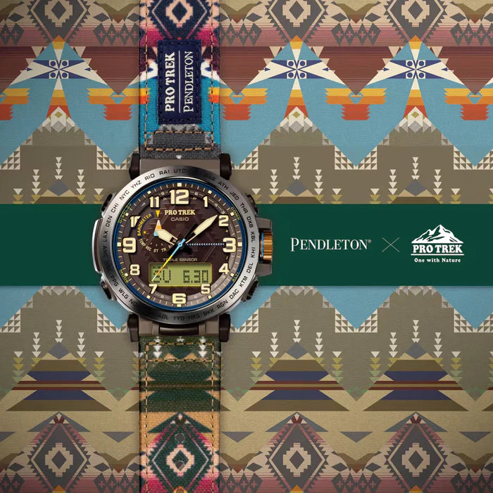 Orologio Casio Pro Trek Pendleton PRG-601PE-5ER uomo 52 mm-2b Gioielli