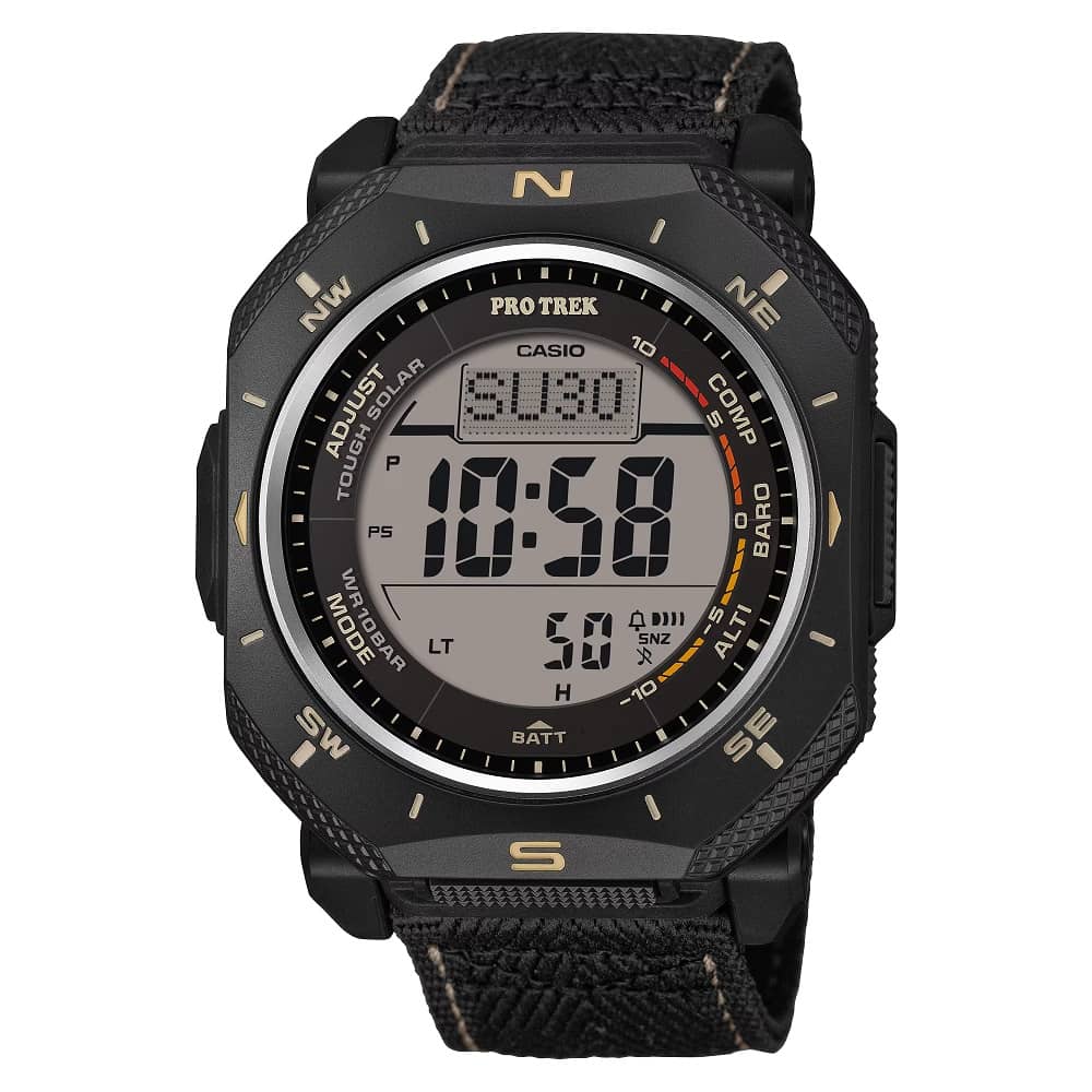 Orologio Casio Pro Trek PRG-69B-1ER solare uomo 46 mm-2b Gioielli