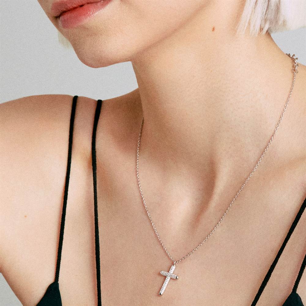Collana Rosato Bianca argento donna RZBI05-2b Gioielli