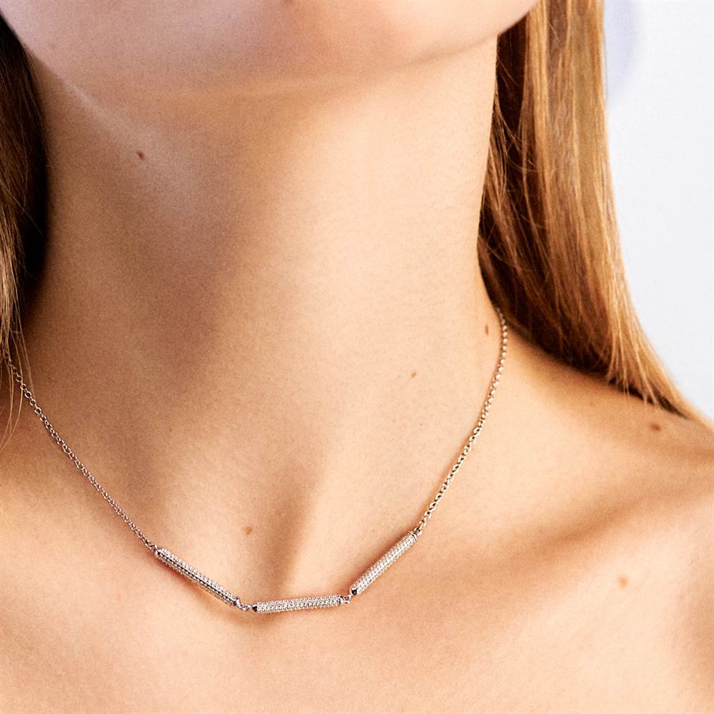 Collana Rosato Bianca argento donna RZBI10-2b Gioielli