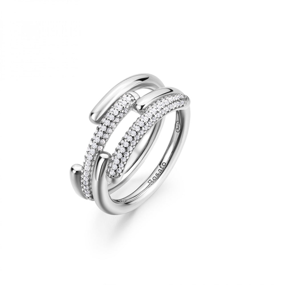 Anello Rosato Bianca argento donna RZBI52C misura 16-2b Gioielli