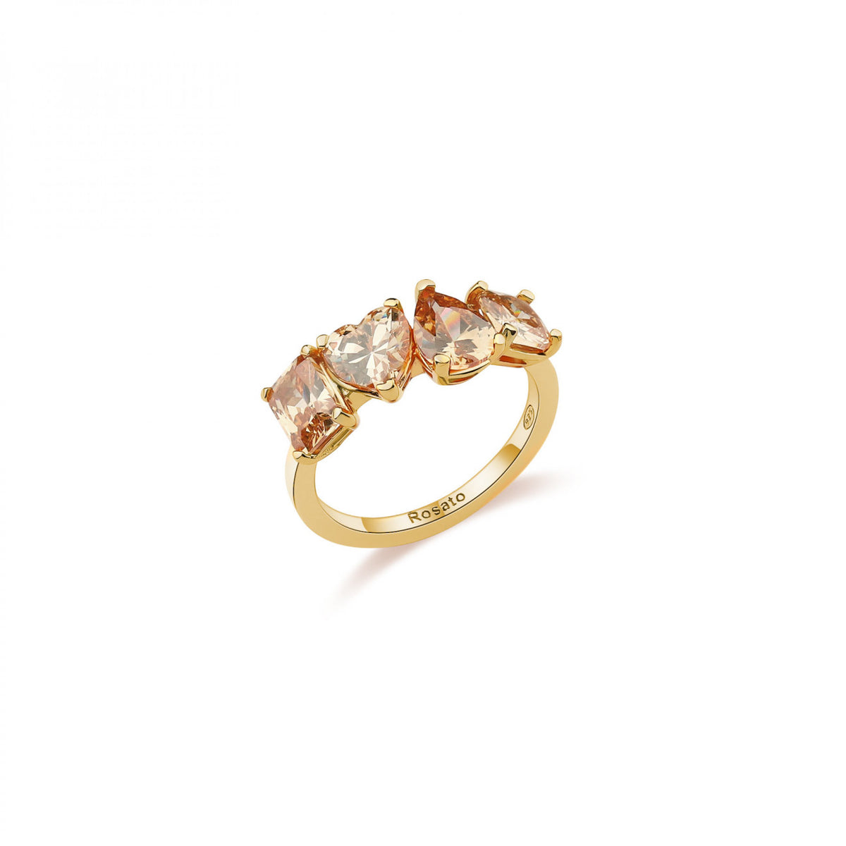 Anello Rosato Gemma argento donna RZGE33B misura 14-2b Gioielli