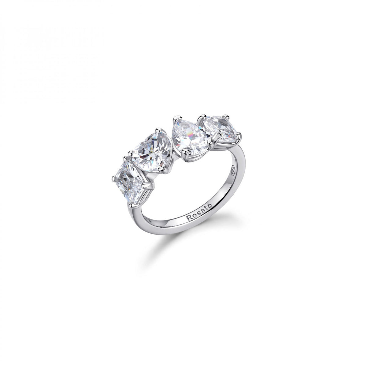 Anello Rosato Gemma argento donna RZGE34C misura 16-2b Gioielli