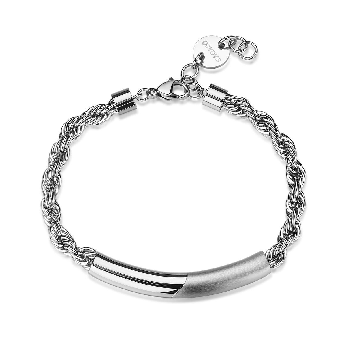 Bracciale S'Agapõ Bound SBD11 in acciaio 316L