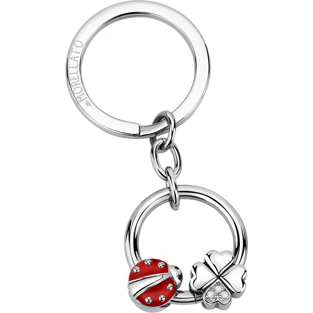 Portachiavi Morellato SD7314 coccinella quadrifoglio donna-2b Gioielli