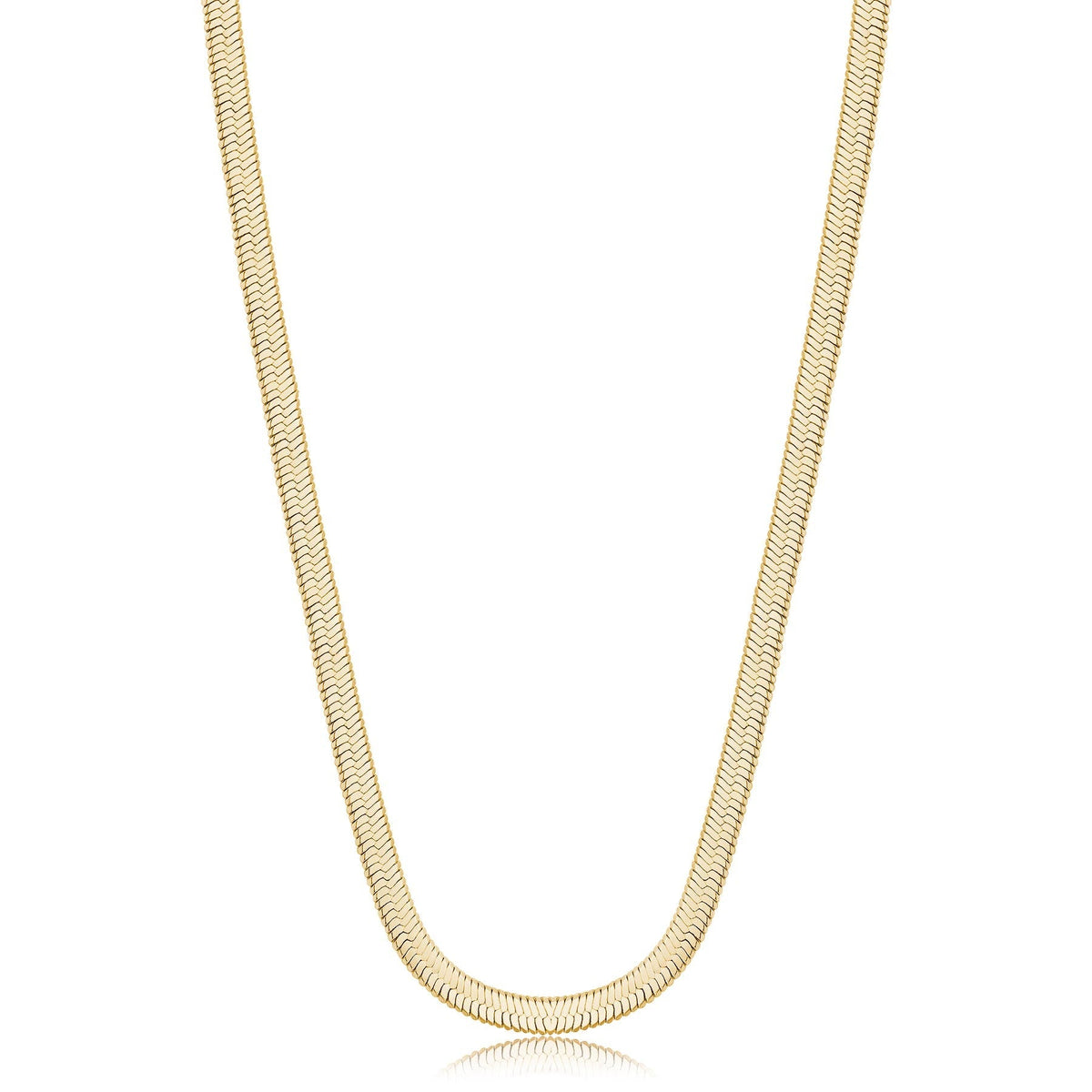 Collana S'Agapõ Chunky SHK07 PVD oro a spina di pesce