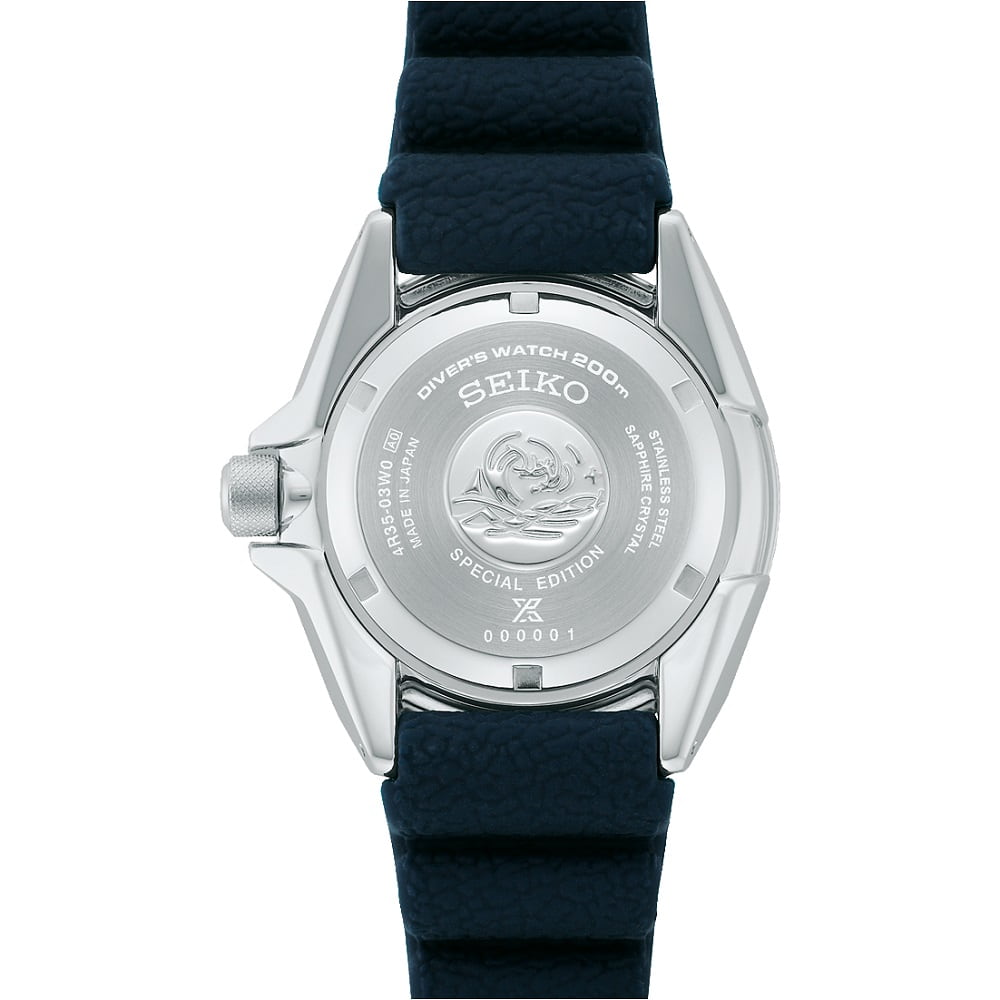 Orologio Seiko Prospex PADI Samurai SRPJ93K1 The Great Blue automatico uomo 44 mm-2b Gioielli