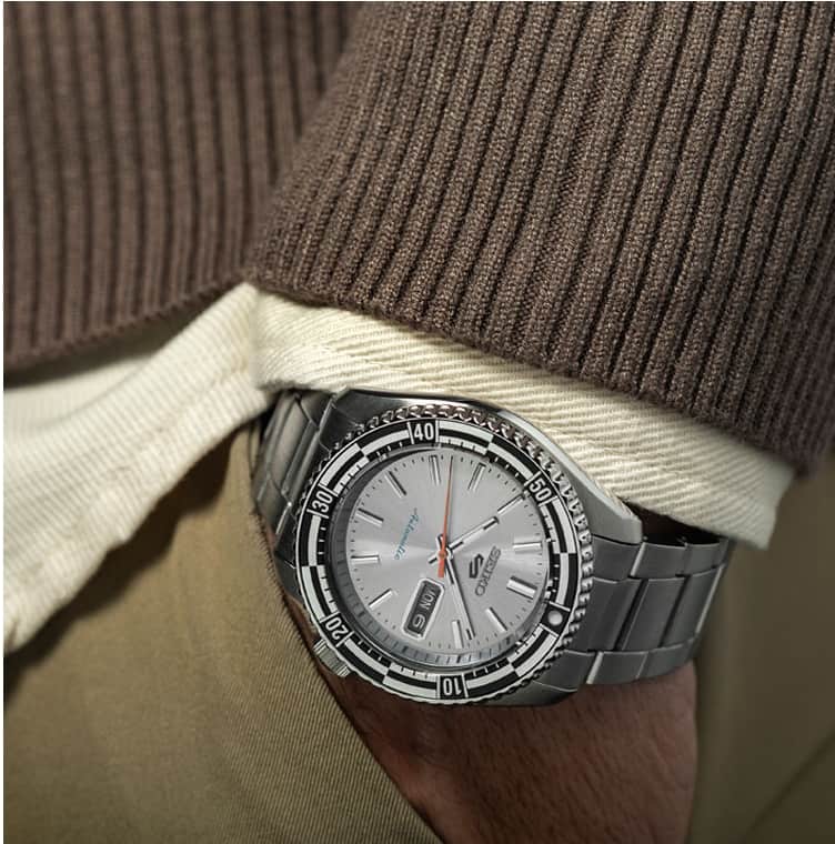 Orologio Seiko 5 Sports SRPK09K1 New Rally Diver automatico uomo 43 mm-2b Gioielli