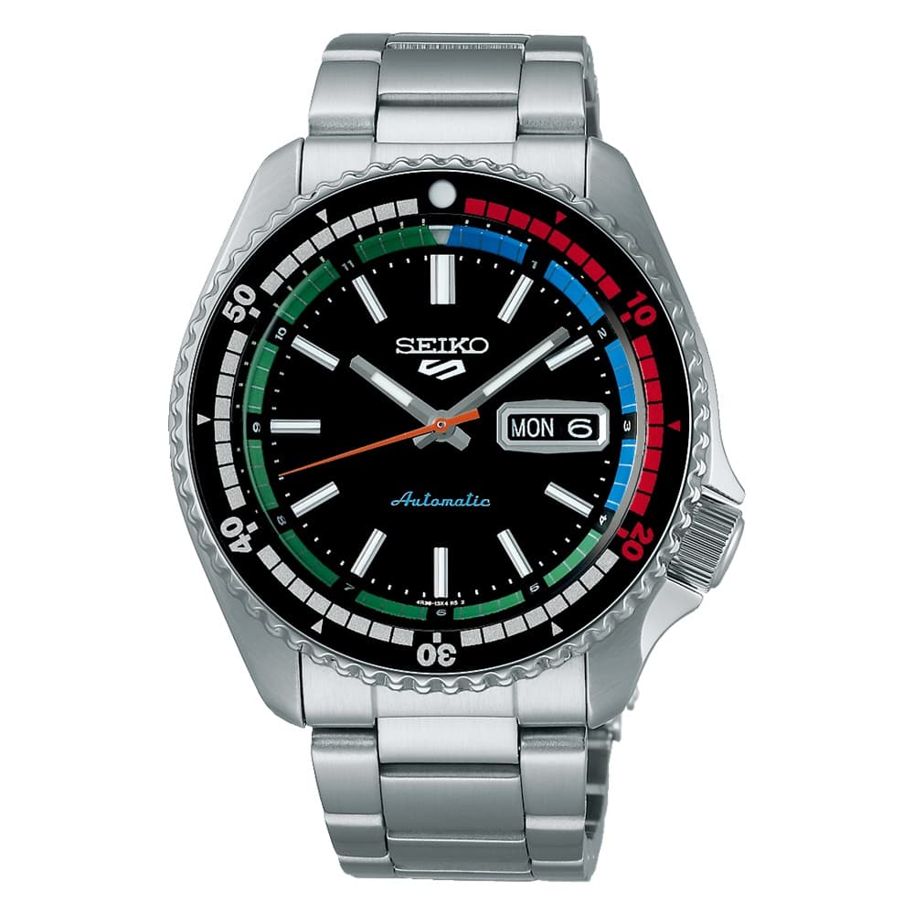 Orologio Seiko 5 Sports SRPK13K1 New Regatta Timer automatico uomo-2b Gioielli