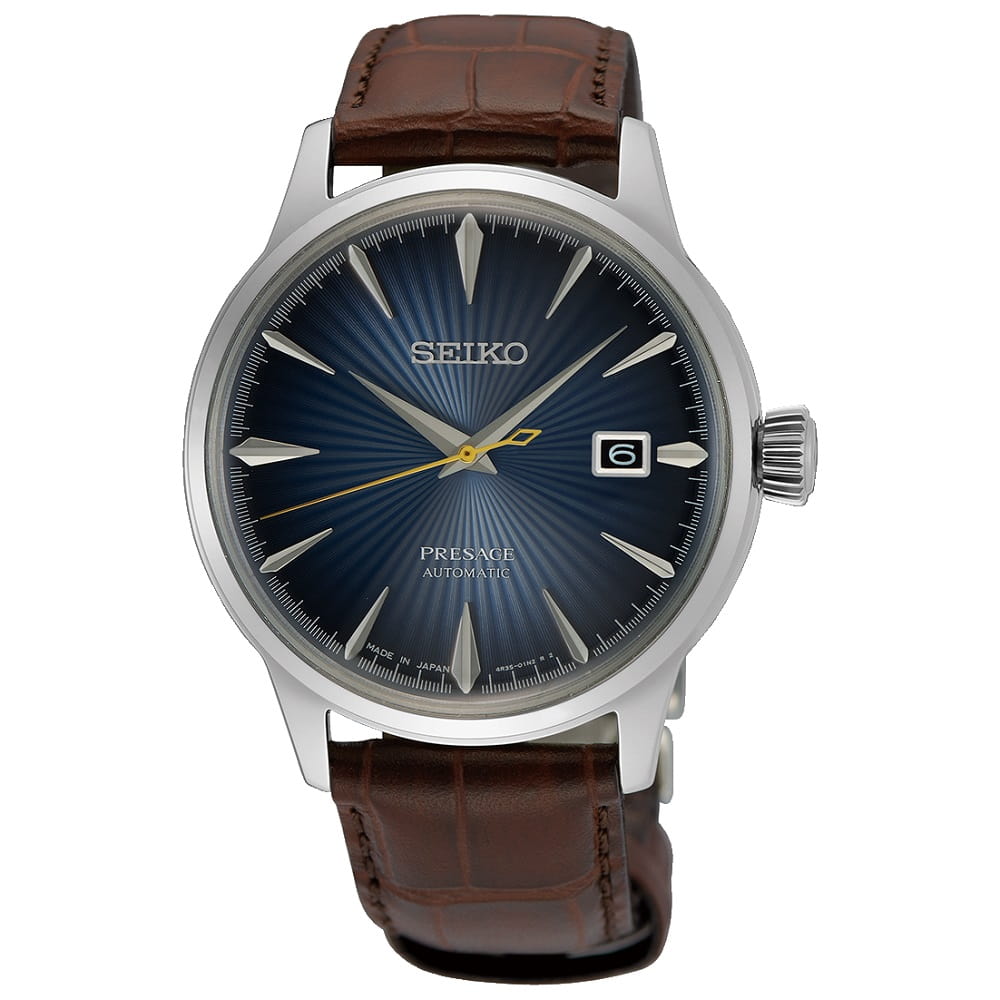 Orologio Seiko Presage Cocktail Midnight Blue Moon SRPK15J1 automatico uomo 40 mm-2b Gioielli