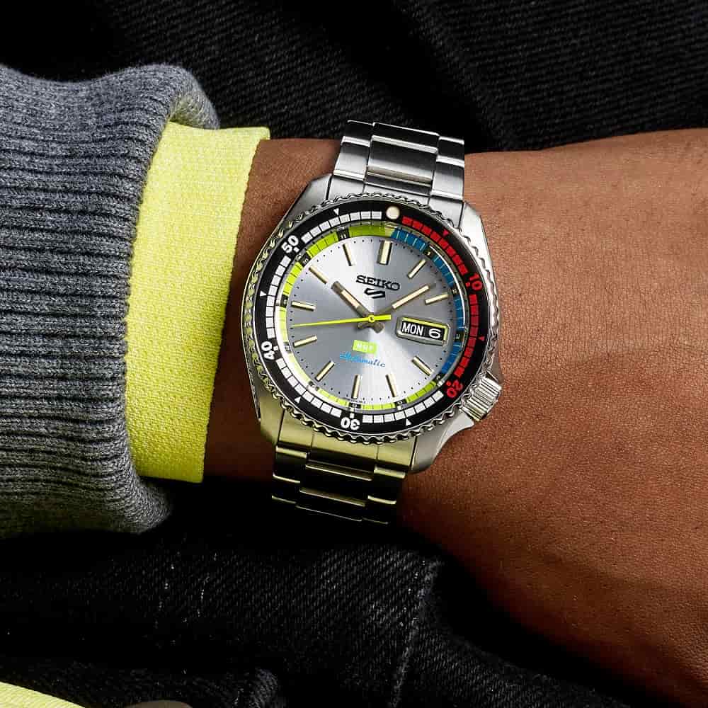 Orologio Seiko 5 Sport SRPL33K1 HUF Limited Edition 42 mm-2b Gioielli