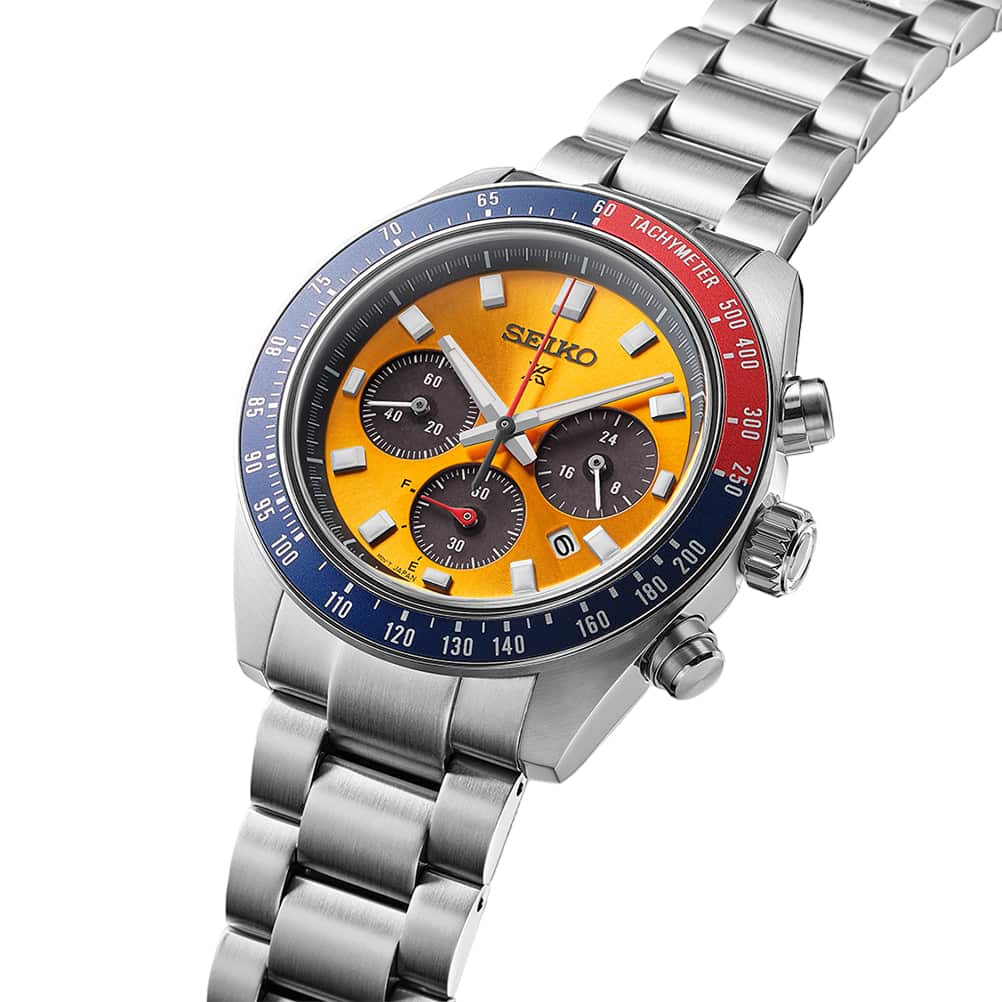 Orologio Seiko Prospex SSC947P1 Speedtimer cronografo solare uomo 41 mm-2b Gioielli