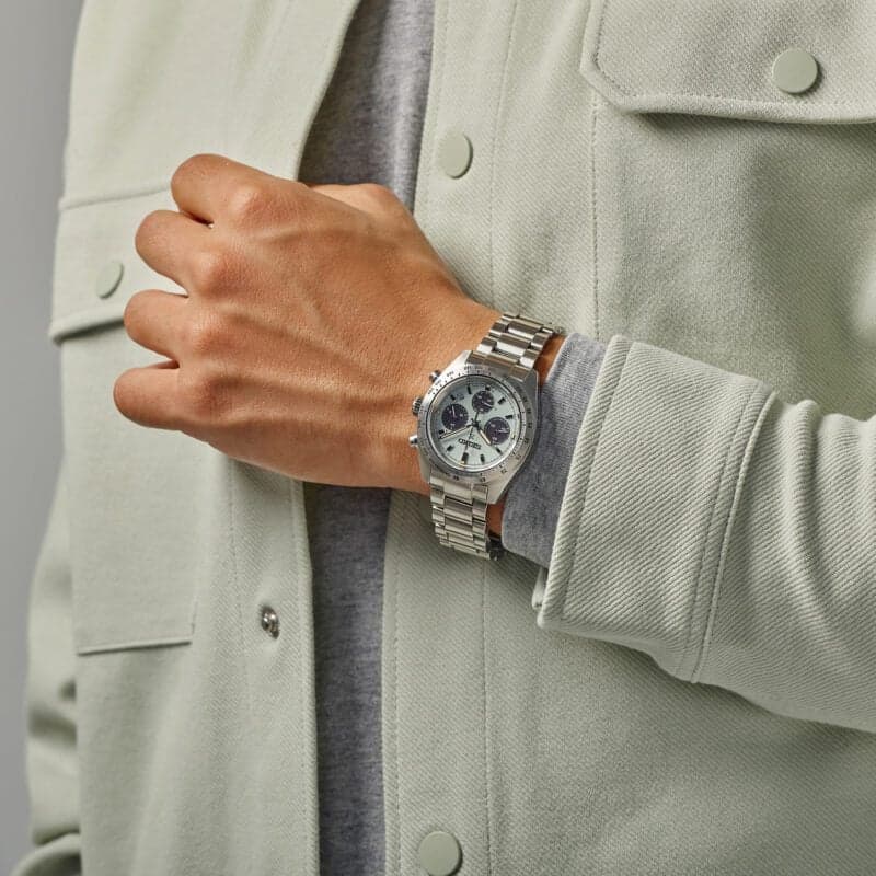 Orologio Seiko Prospex SSC965P1 Speedtimer cronografo solare uomo 45 mm-2b Gioielli