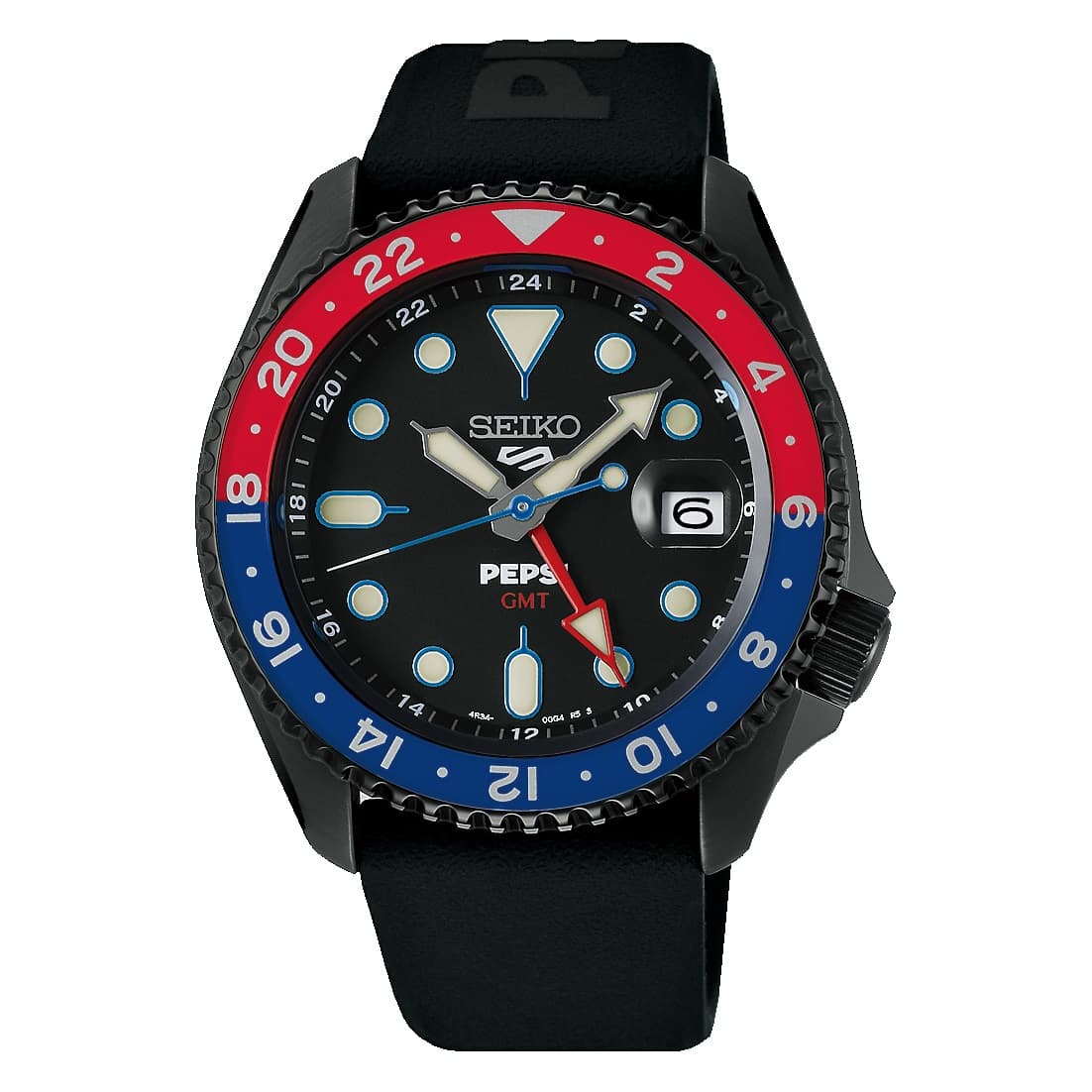 Orologio Seiko 5 Sports SSK047K1 PEPSI Limited Edition uomo 42 mm-2b Gioielli