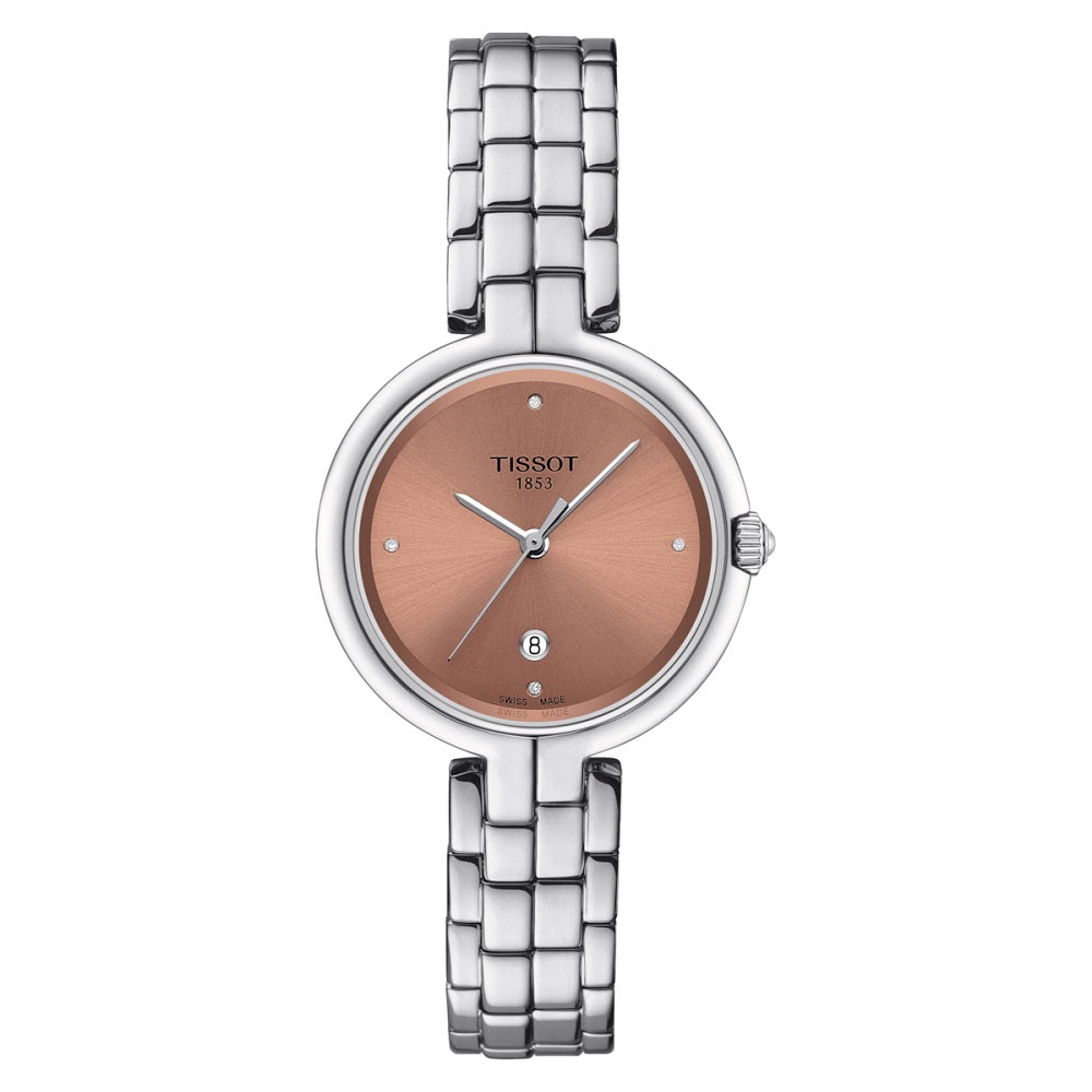 Orologio Tissot Flamingo T094.210.11.336.00 donna diamanti 30 mm-2b Gioielli