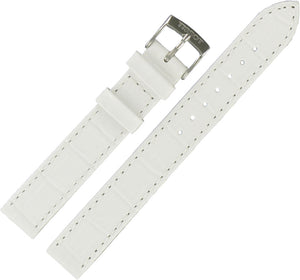 Cinturino originale Tissot in pelle bianca 14 mm-2b Gioielli