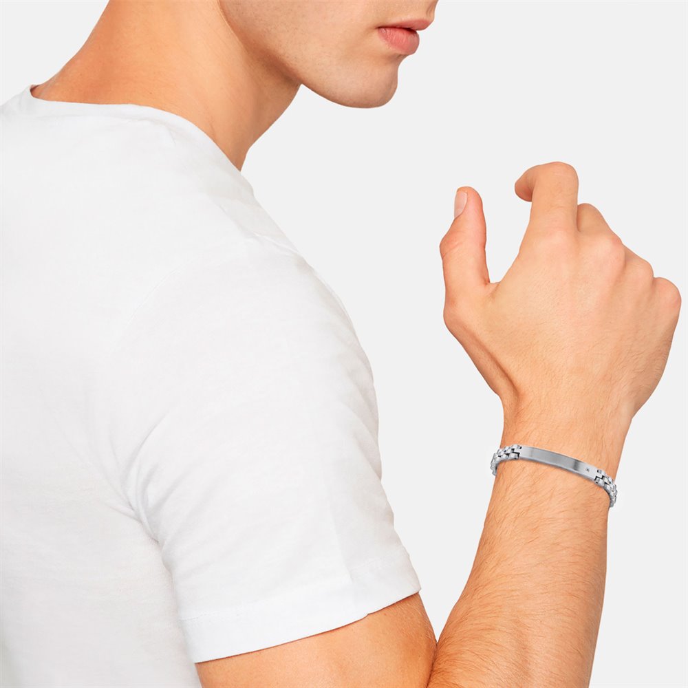 Bracciale Breil Black Diamond TJ2399 uomo-2b Gioielli