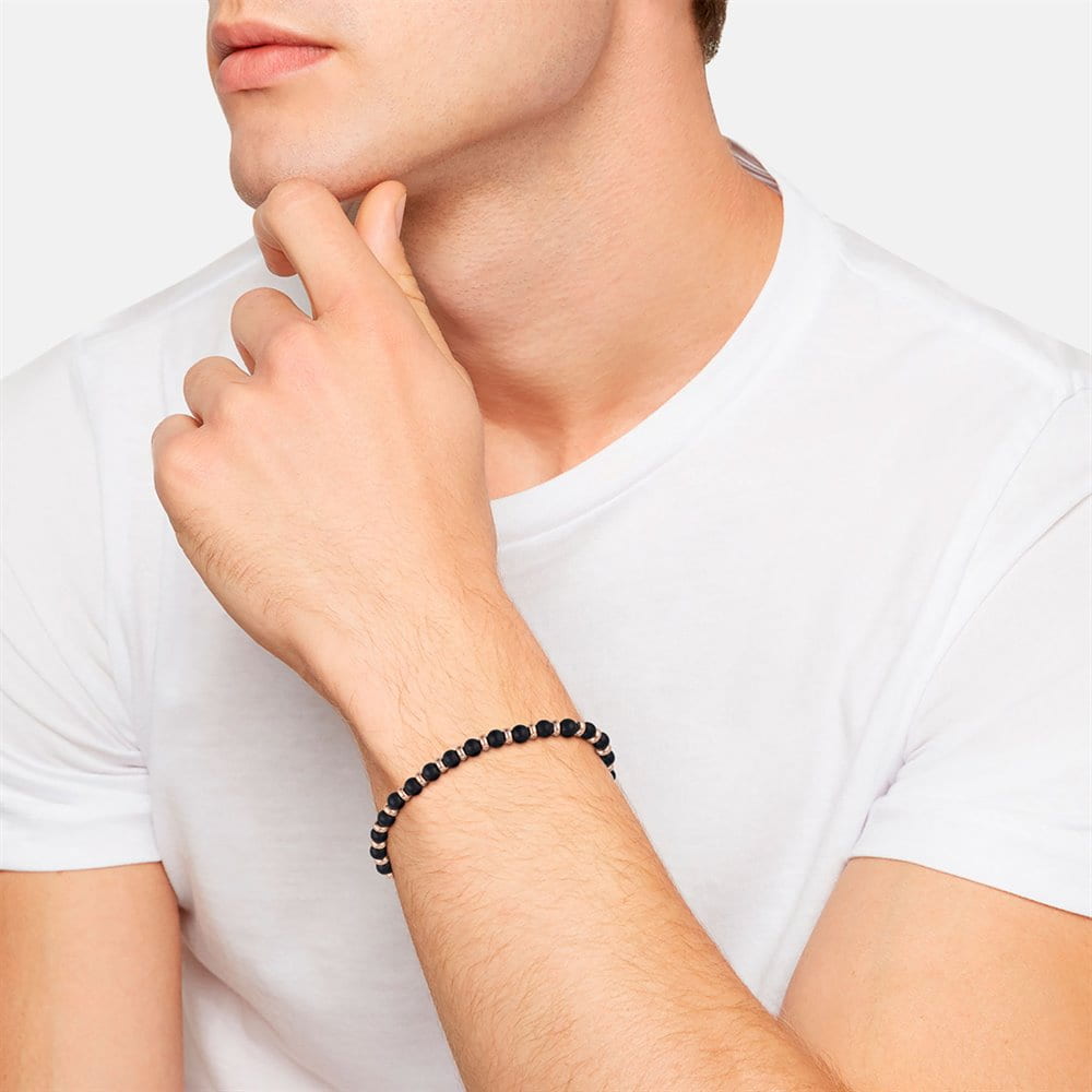 Bracciale Breil Black Onyx TJ2409 uomo-2b Gioielli