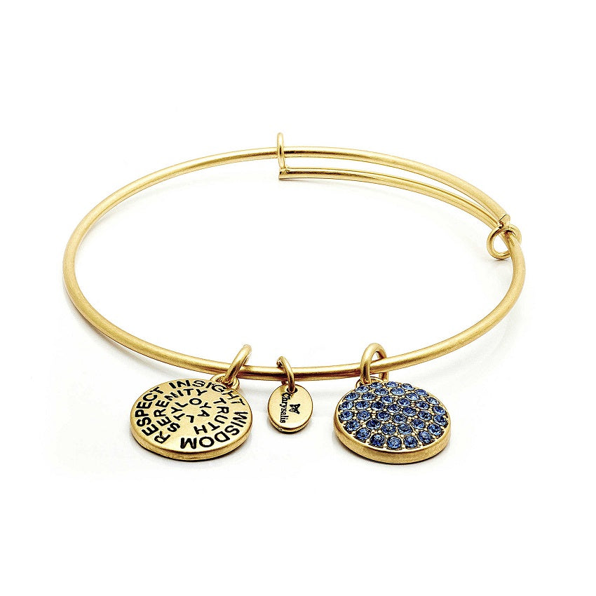 Bracciale Chrysalis Buona Fortuna Cristallo Zaffiro CRBT0109GP — immagine prodotto
