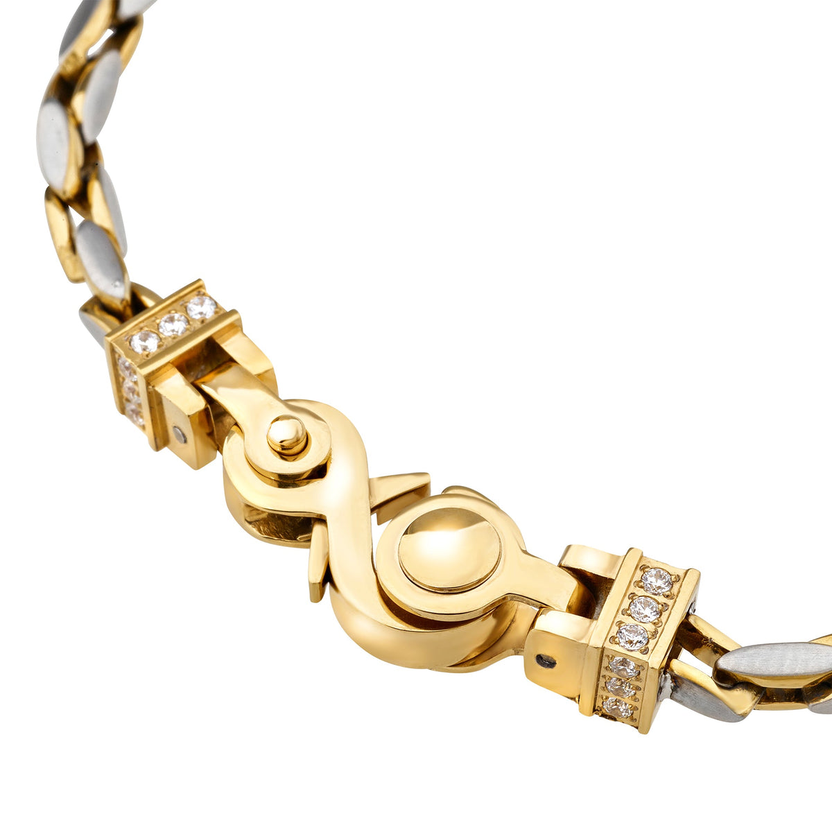 Bracciale Breil Lock Prestige TJ4244 uomo bicolore, vista aggiuntiva