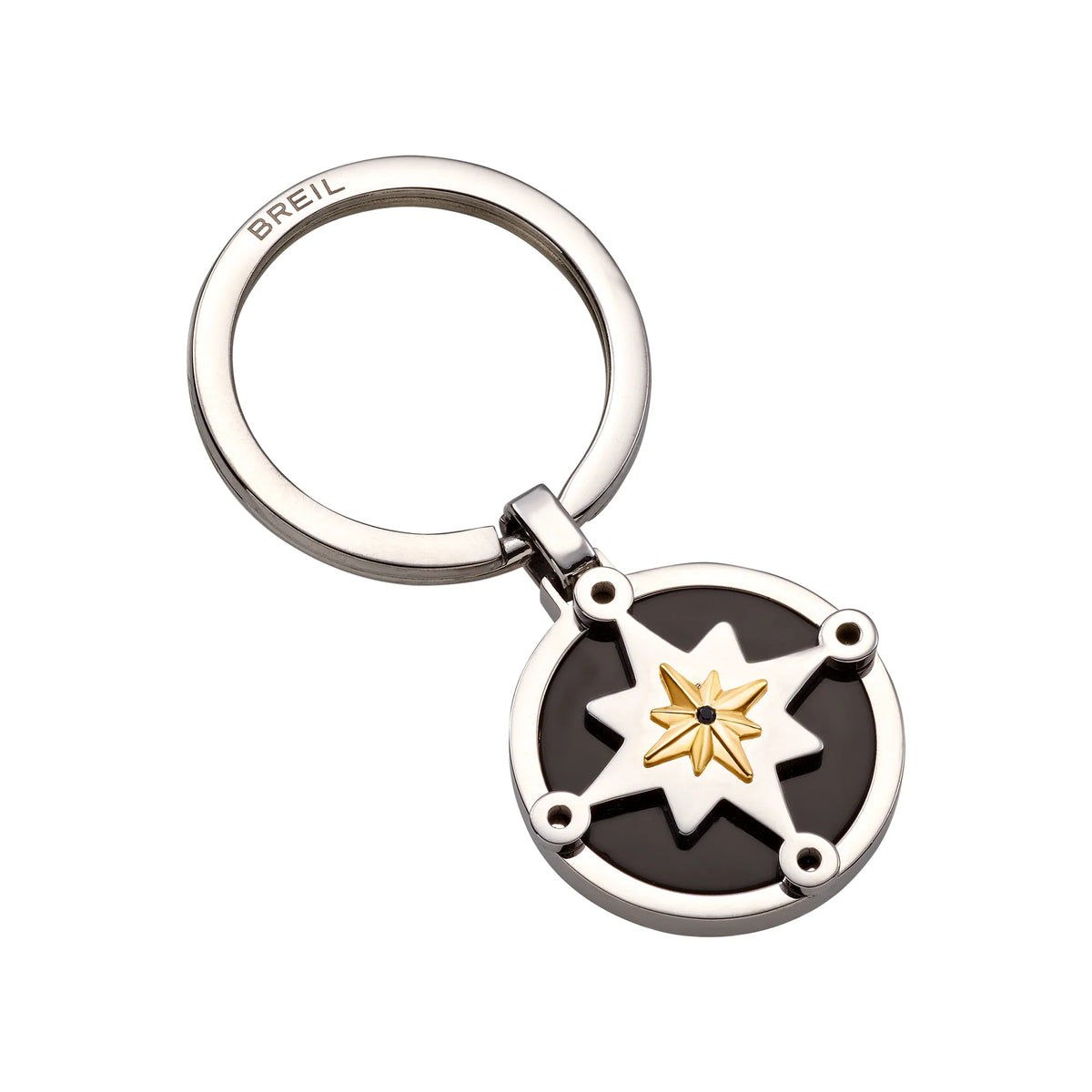 Breil Infinite Star TJ4176 portachiavi con agata nera, immagine ufficiale