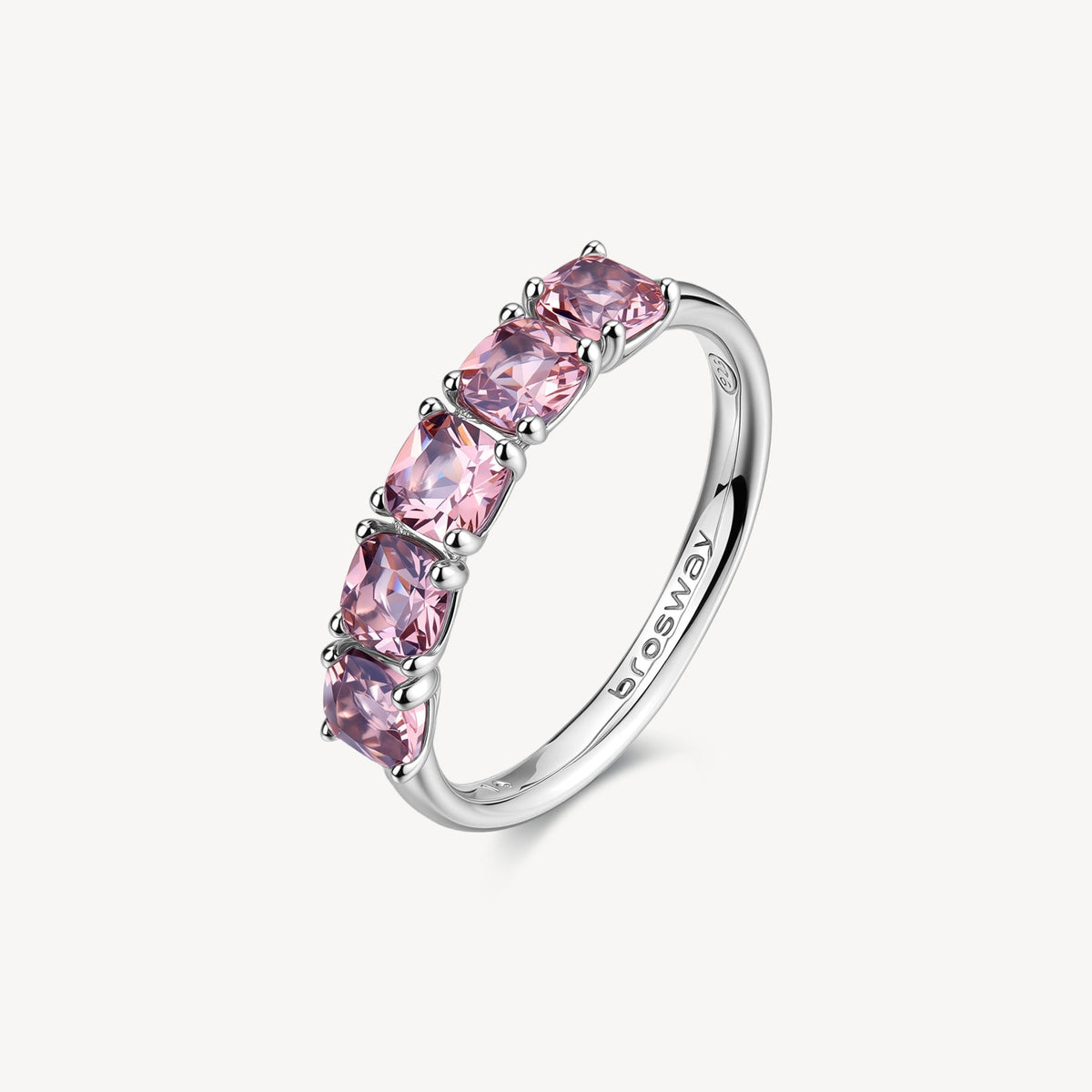 Brosway Fancy FTP20D anello argento 925 con cubic zirconia vintage rose, prima vista