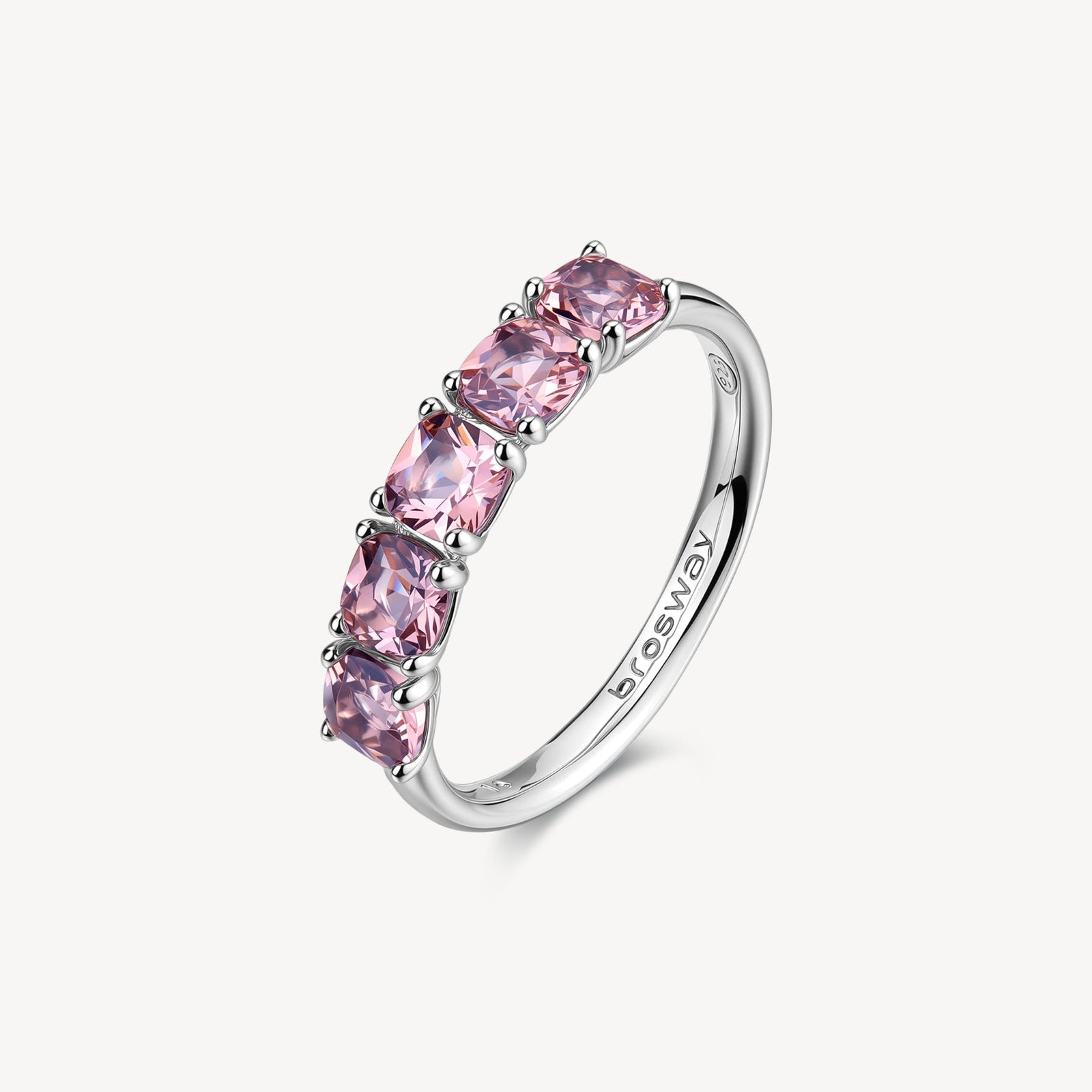 Brosway Fancy FTP20D anello argento 925 con cubic zirconia vintage rose, prima vista