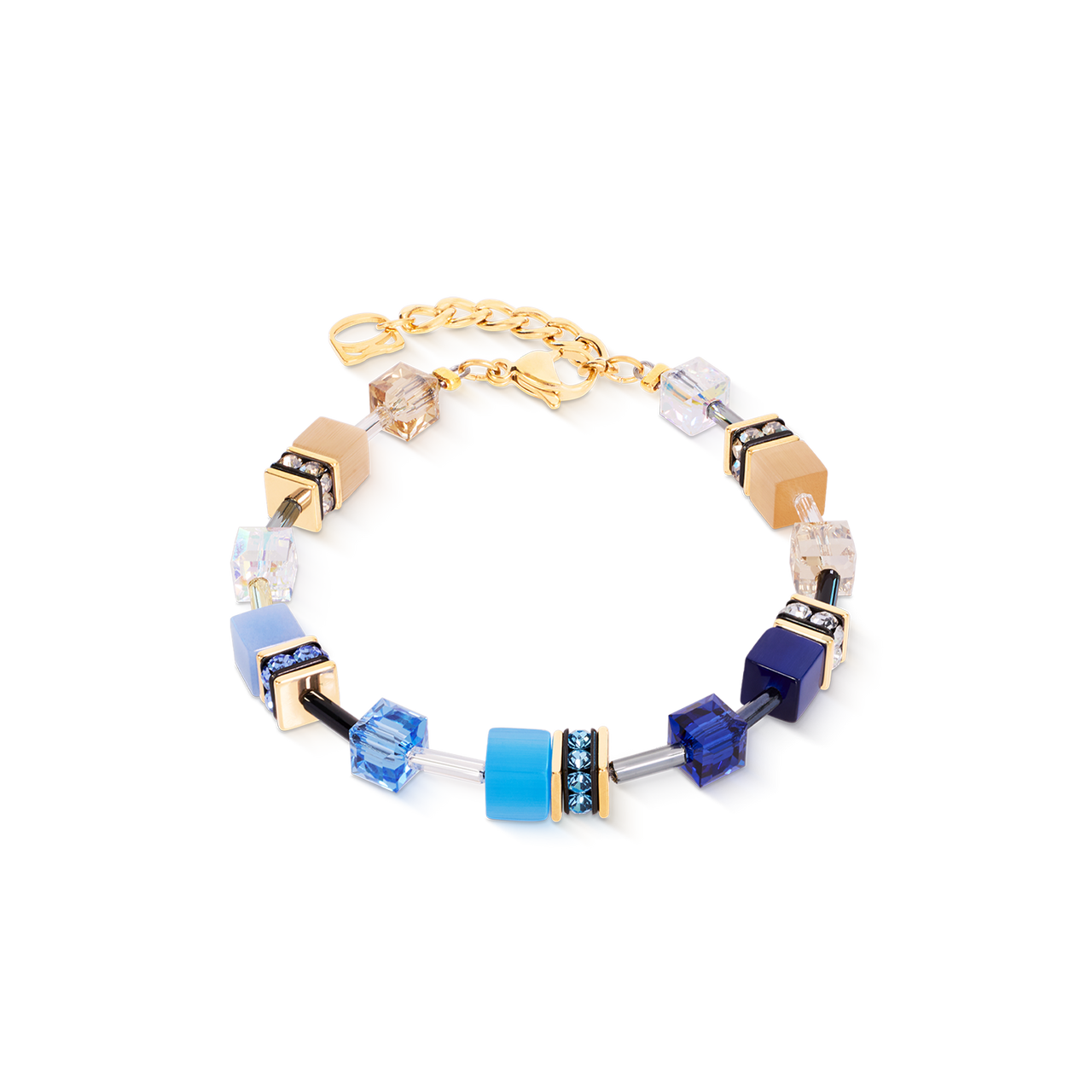 Bracciale GeoCUBE Iconic Azure Glow oro Coeur de Lion 2838301007