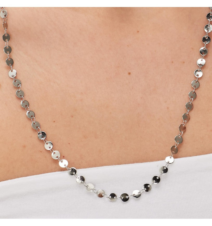 Collana lunga S’Agapõ Chunky SHK87 donna a dischetti-2b Gioielli