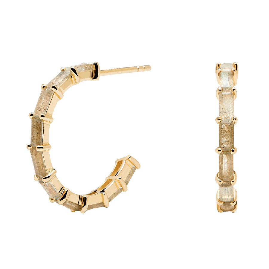 Orecchini PdPaola AR01-322-U Pistil Zaza Collection argento 925 placcato oro 18 K — immagine prodotto