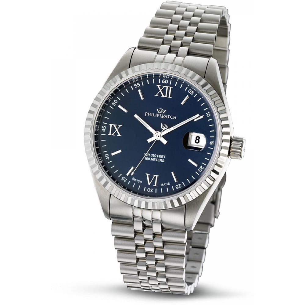 Orologio Philip Watch Caribe Urban R8253597080 uomo quadrante blu 39 mm-2b Gioielli