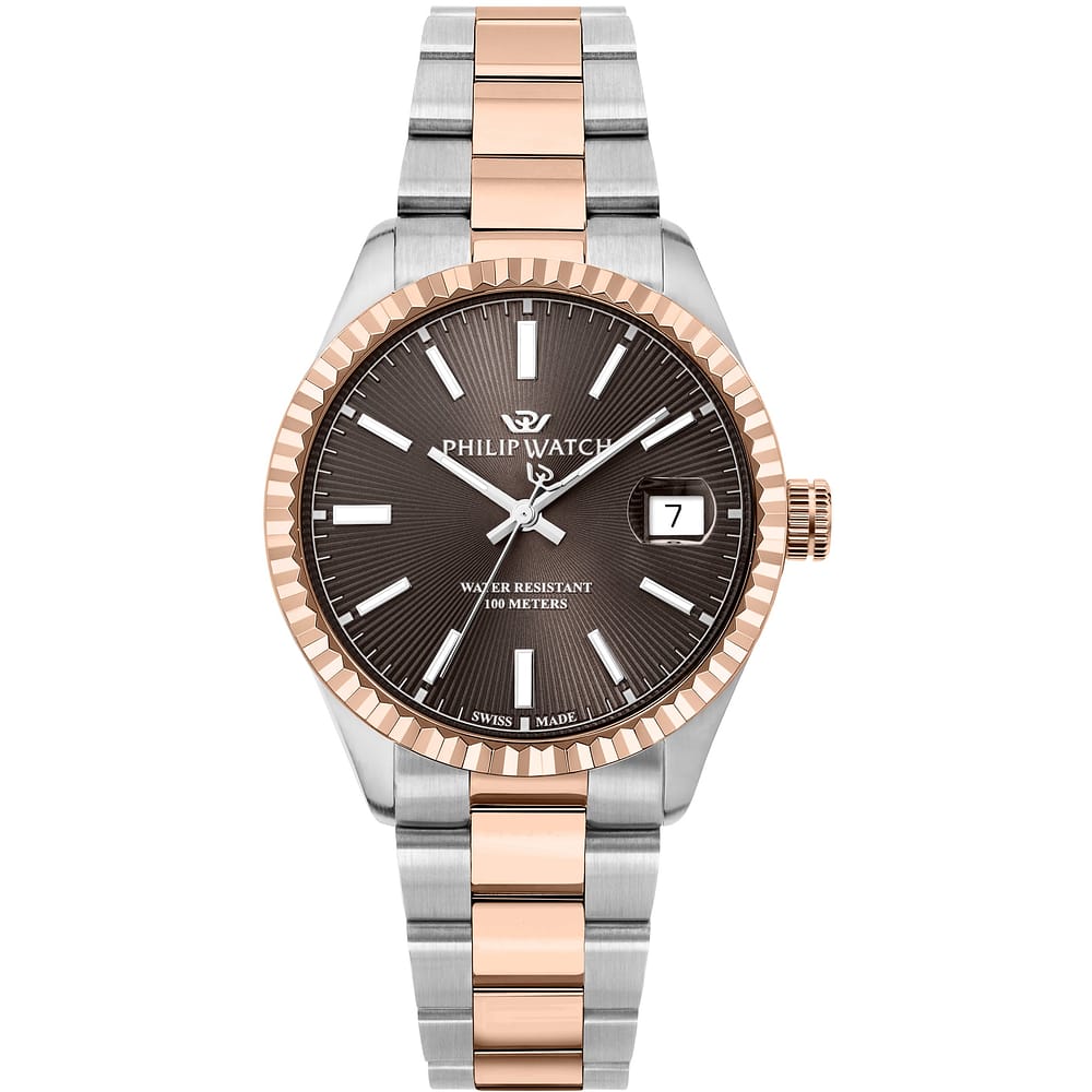 Orologio Philip Watch Caribe Urban R8253597124 uomo bicolore rose gold-2b Gioielli