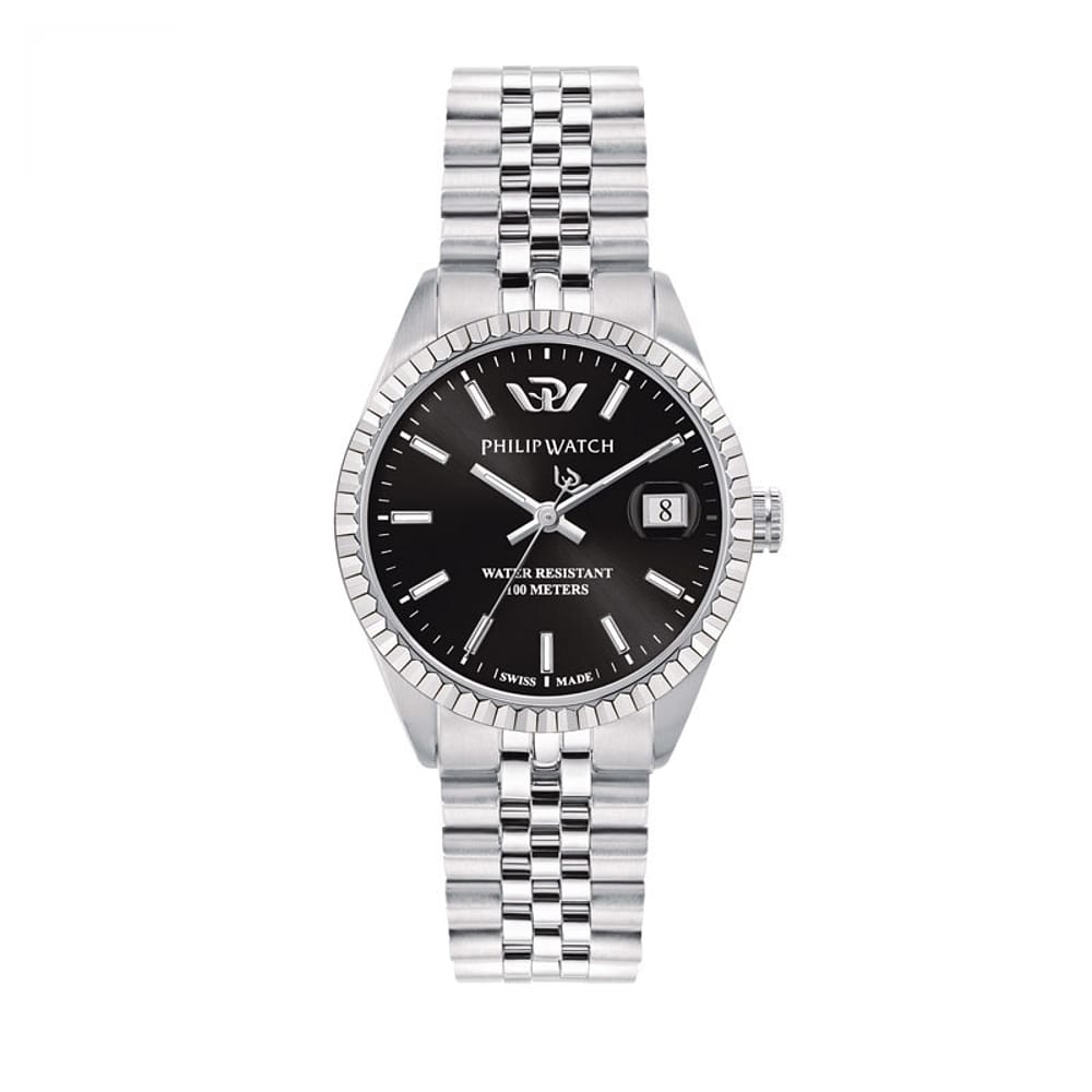 Orologio Philip Watch Caribe R8253597586 donna nero 35 mm-2b Gioielli