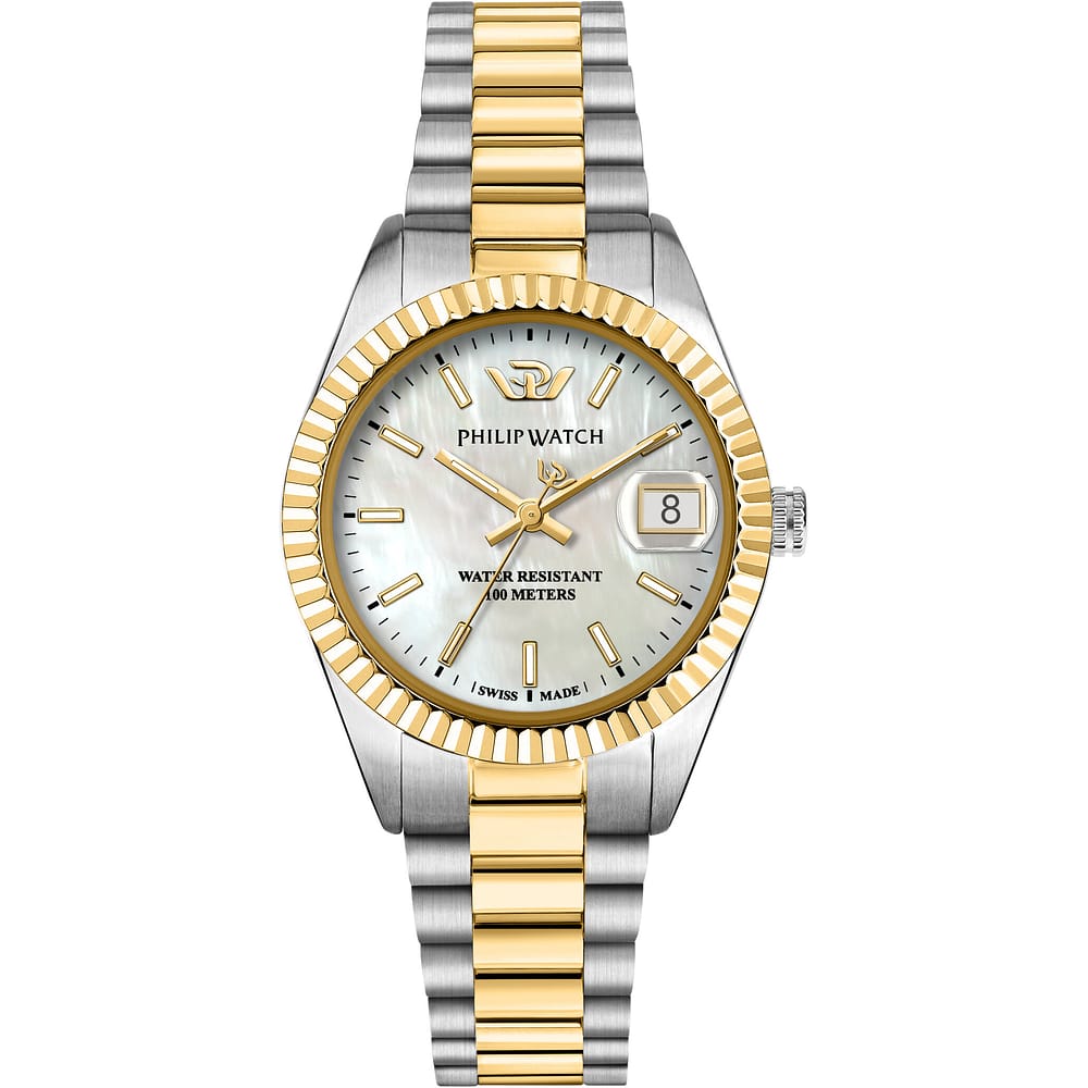 Orologio Philip Watch Caribe Urban R8253597669 donna madreperla bicolore-2b Gioielli