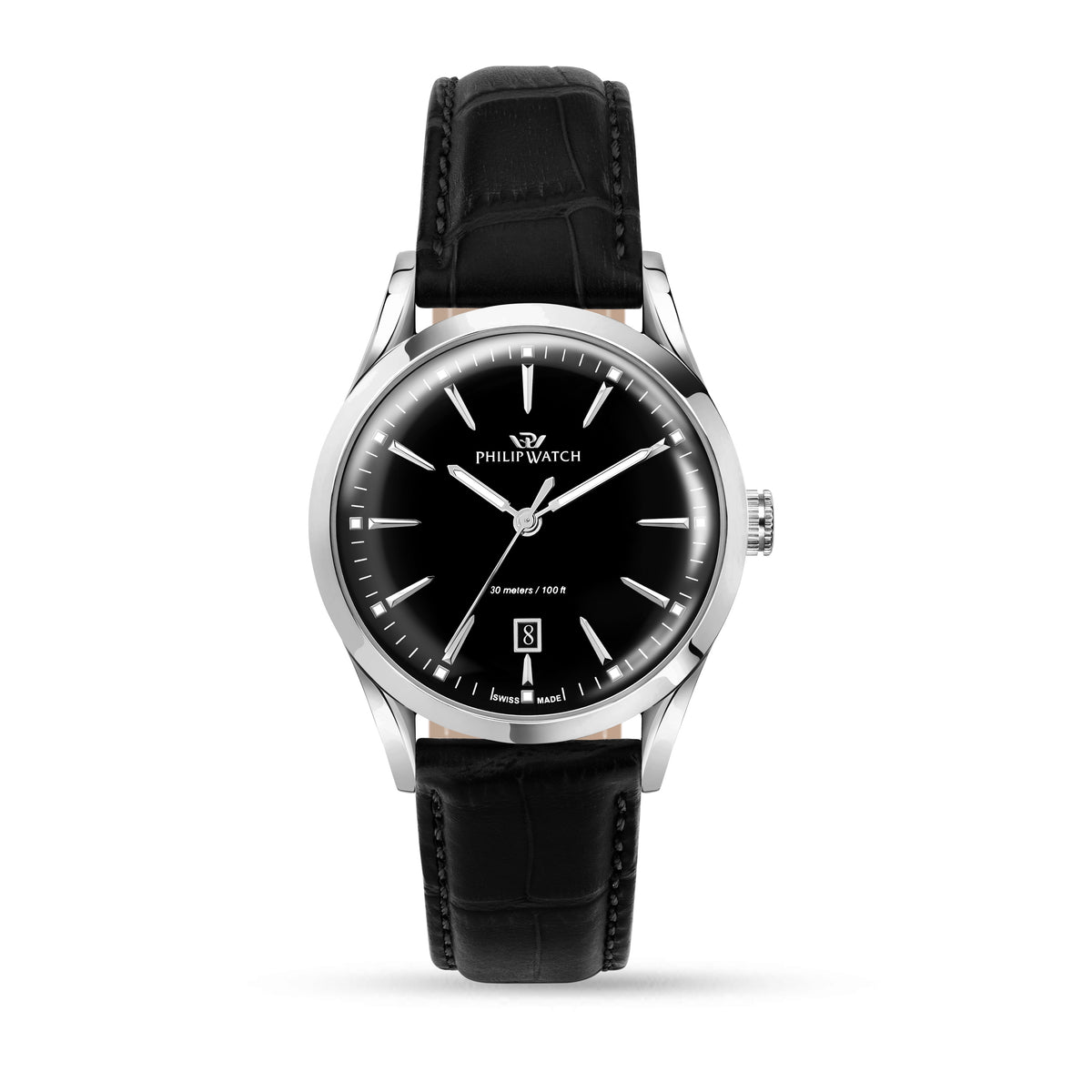Orologio Philip Watch Sunray R8251180036 uomo quarzo quadrante nero-2b Gioielli