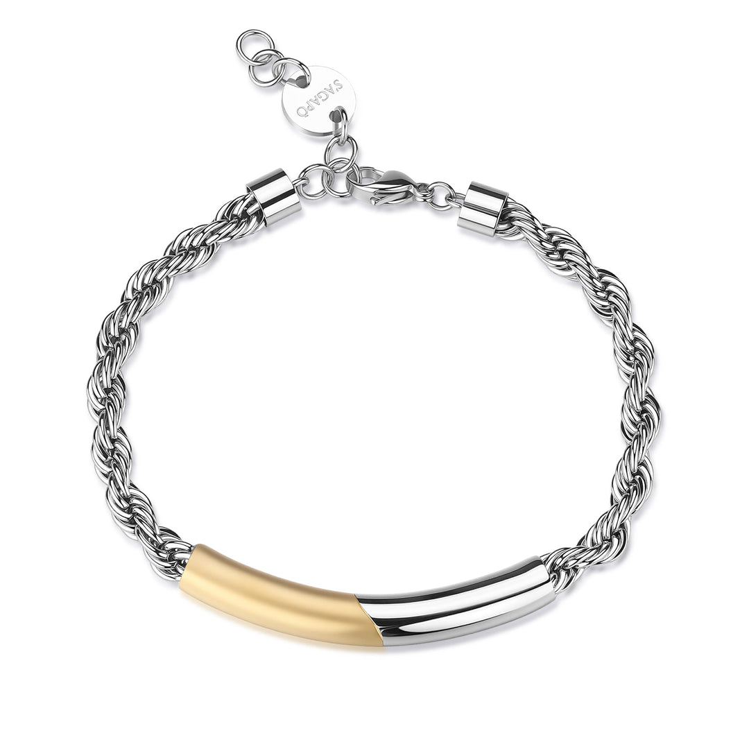 Bracciale S'Agapõ Bound SBD13 uomo oro, vista principale