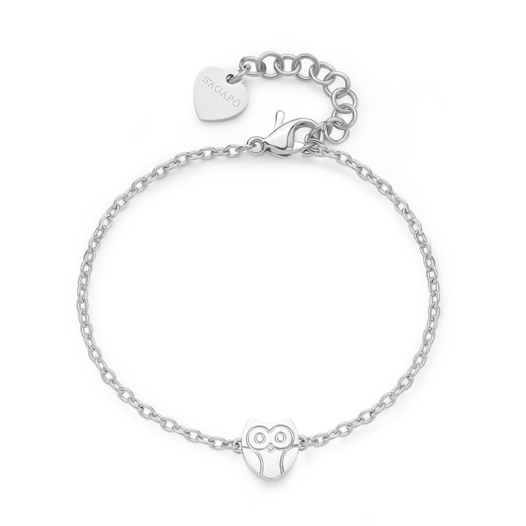 Bracciale S'Agapõ Click SCK262 con gufetto, foto principale