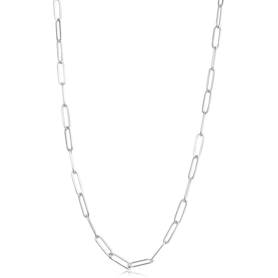 Collana S’Agapõ Chunky SHK01 argento a maglia forzatina – vista principale