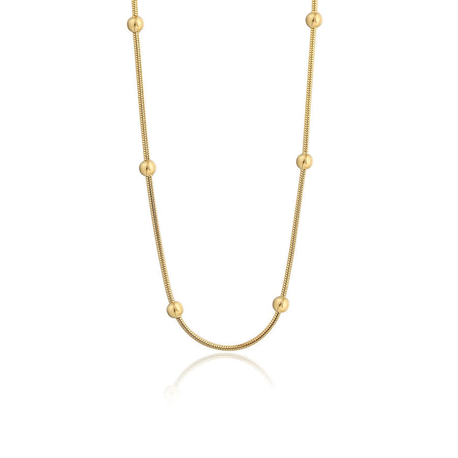 Collana S’Agapõ Chunky SHK50 donna dorata 44 cm-2b Gioielli